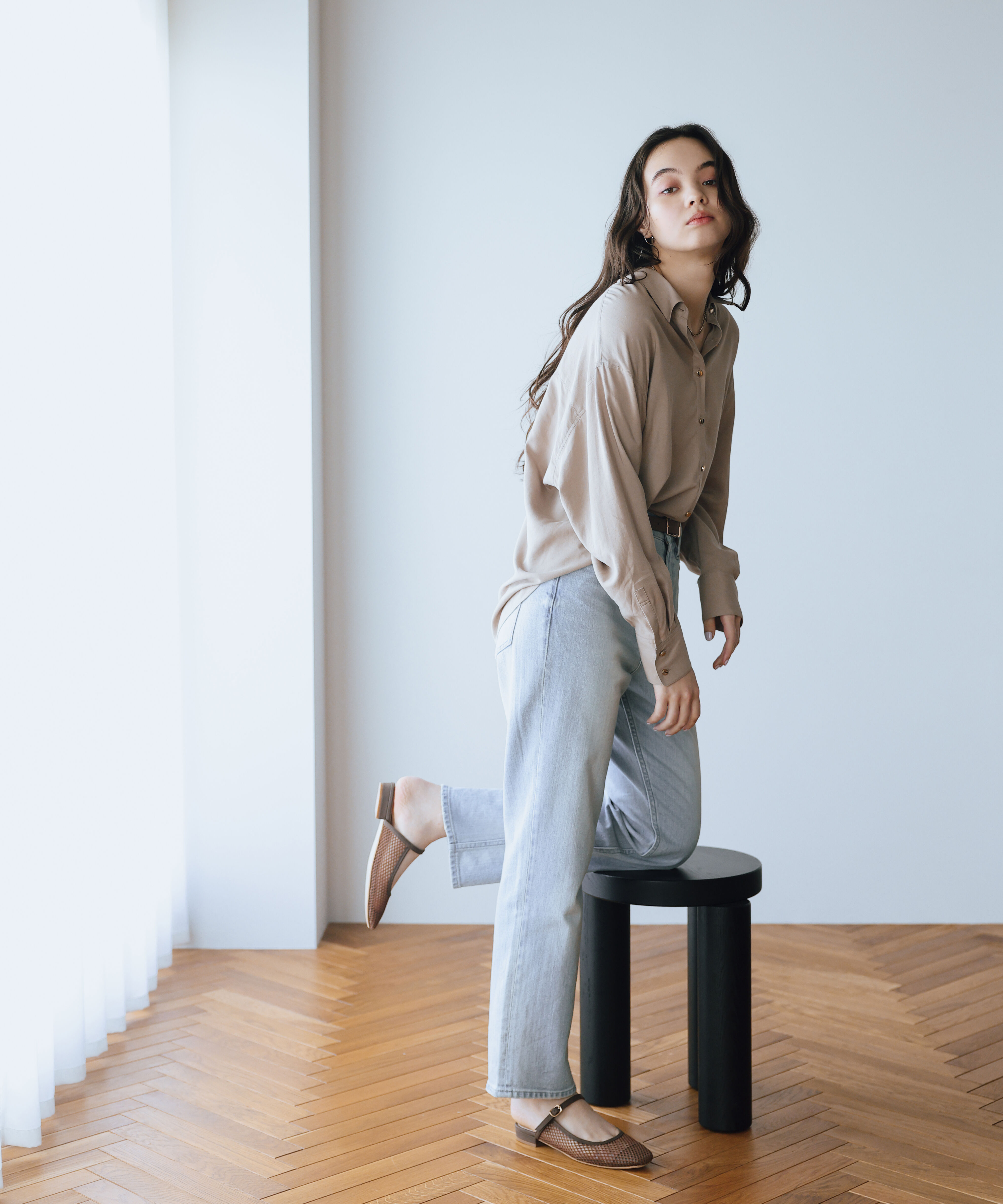  「〈N.〉ハイライズストレートデニムパンツ」|その他|