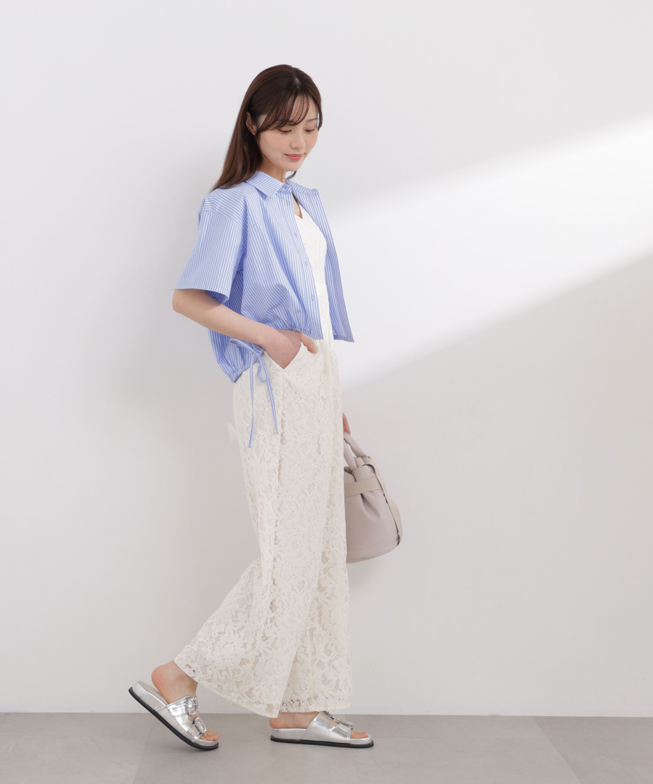 PROPORTION BODY DRESSING「〈EDIT COLOGNE〉ドロスト半袖シャツ 26SS」|シャツ・ブラウス|