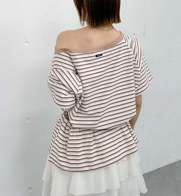 archives「&rsquo;アソートボーダーオフショルＴＥＥ&rsquo;」|Tシャツ・カットソー|