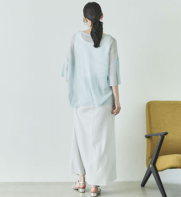 Doux archives「とろみ裏毛ナロースカート」|スカート|