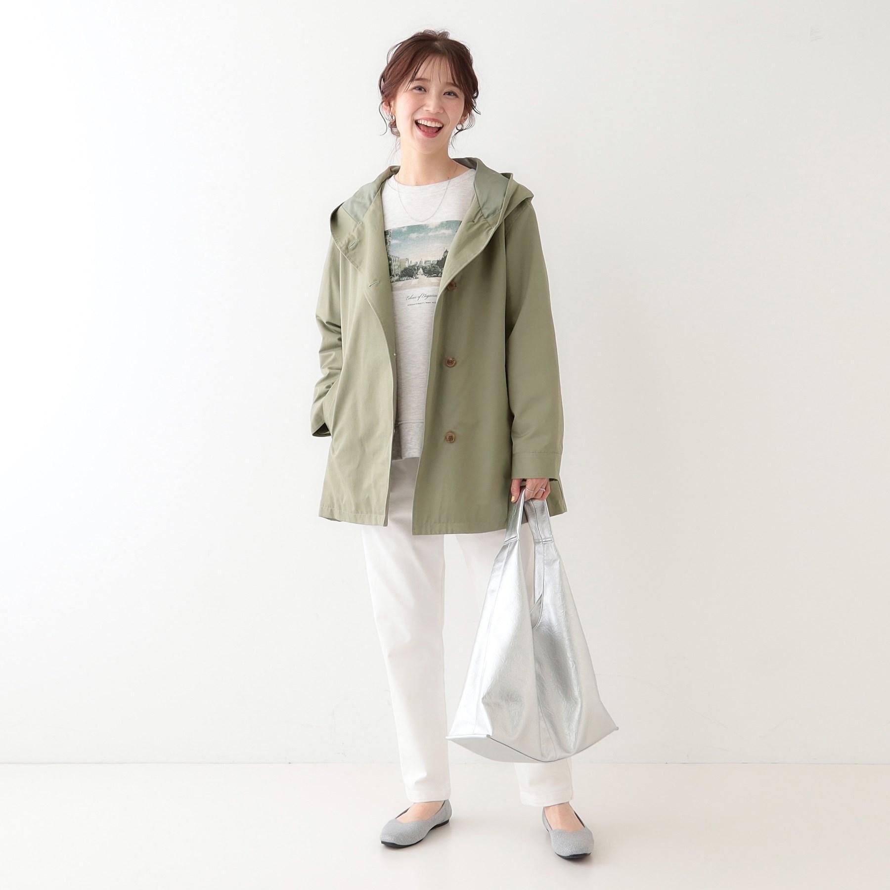 SHOO･LA･RUE「【洗える/美脚シルエット】綿ストレッチイージーテーパードパンツ」|その他|
