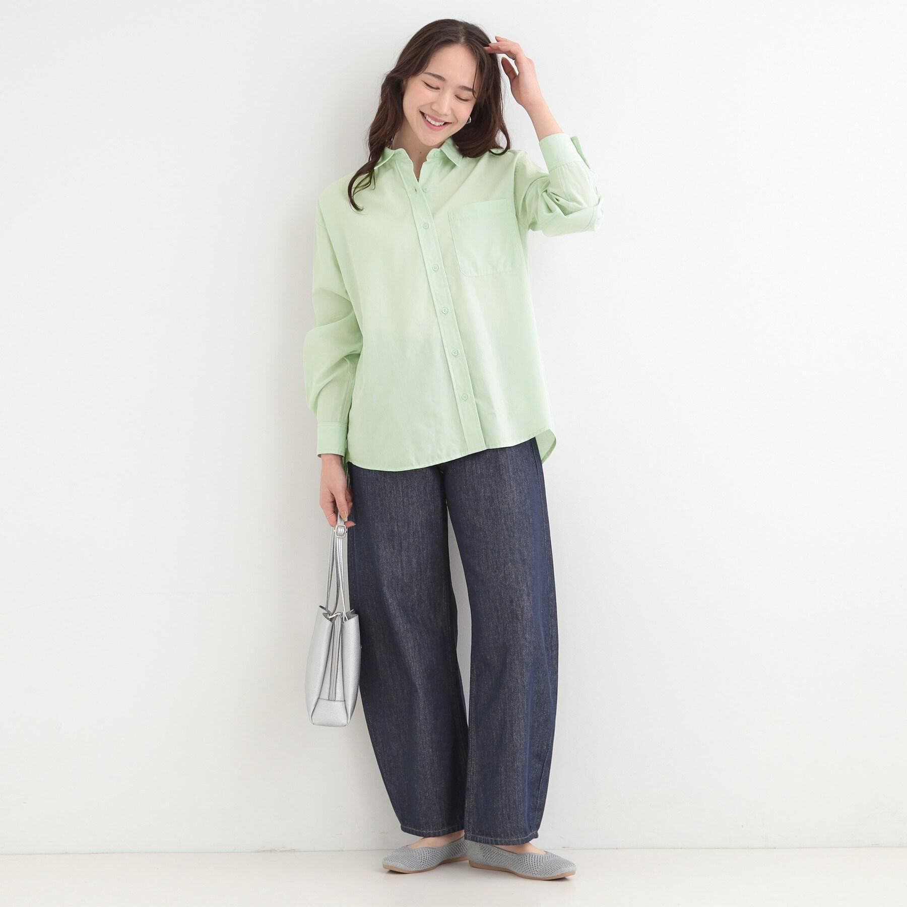 SHOO･LA･RUE「【SHOO・LA・RUE DENIM/高レビュー】ゆるっと決まる こなれカーブデニムパンツ」|デニム|