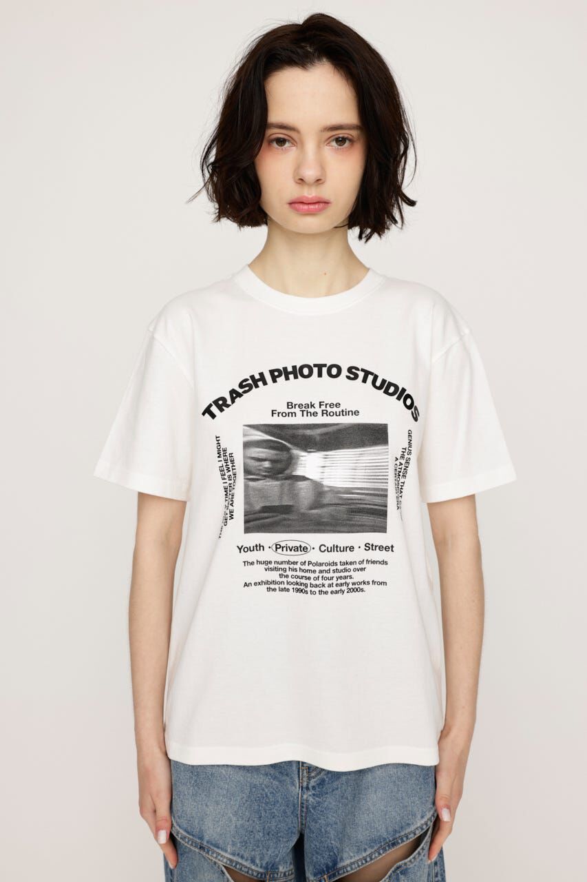 SLY「PHOTO LOGO 2SIZE Tシャツ」|Tシャツ・カットソー|