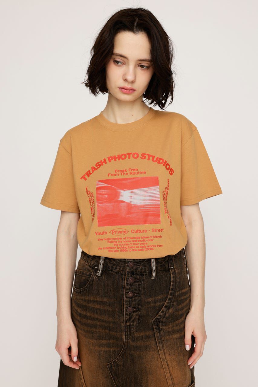 SLY「PHOTO LOGO 2SIZE Tシャツ」|Tシャツ・カットソー|