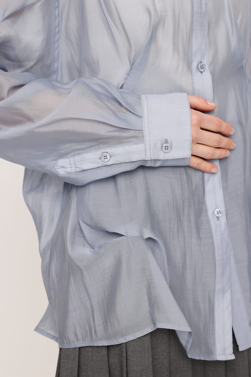 SLY「SHEER TUCKED シャツ」|シャツ・ブラウス|