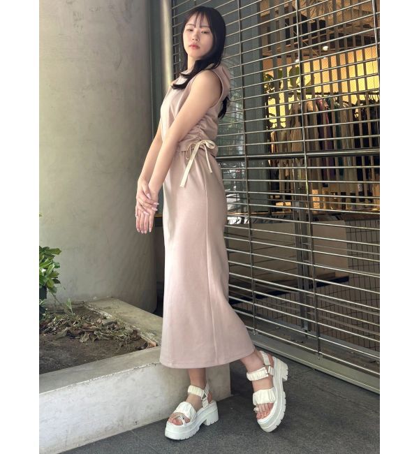 CALNAMUR「ポンチタイトセットアップワンピース」|ワンピース|
