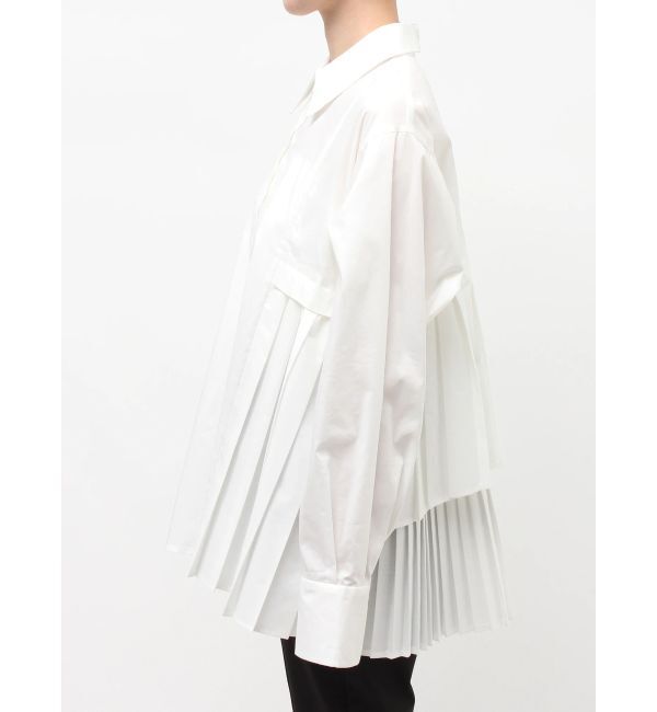 ELENDEEK「PLEATS LAYERED SH」|シャツ・ブラウス|