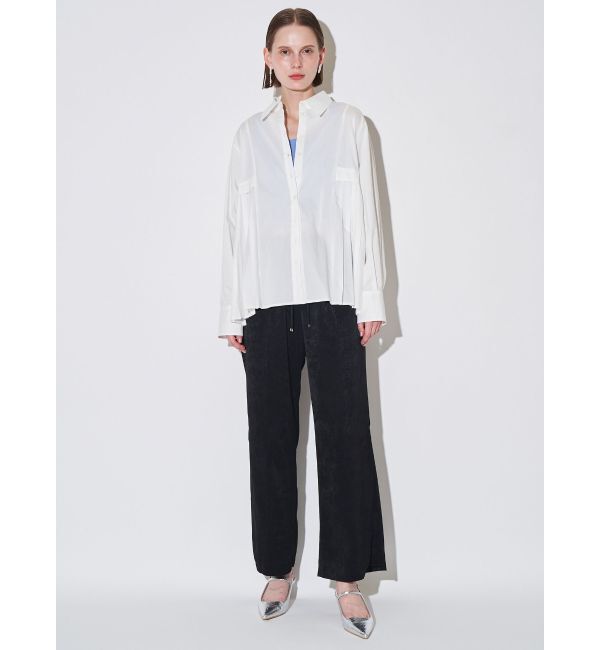 ELENDEEK「PLEATS LAYERED SH」|シャツ・ブラウス|