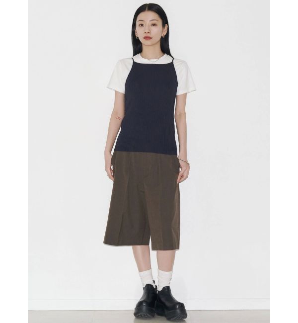 EMODA「【VEQUM】RIB HALTER NECK TOPS」|キャミソール|