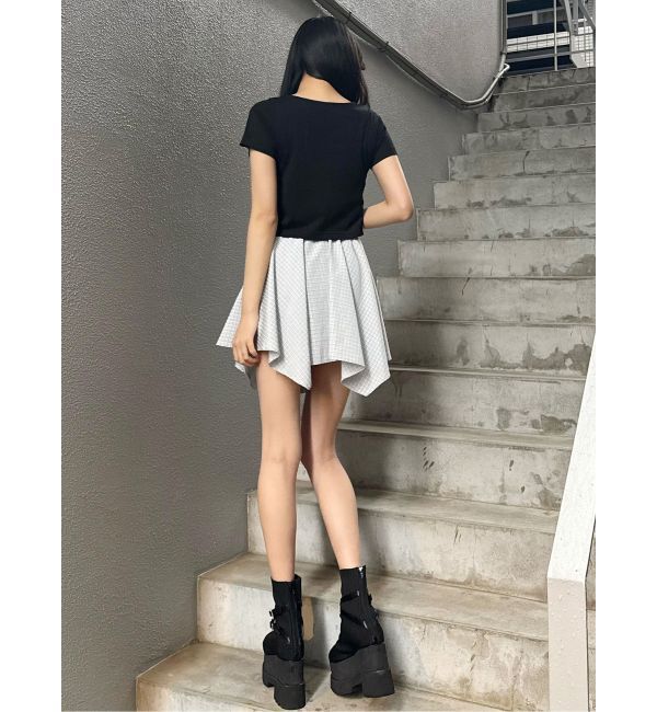 MURUA「シャツスリーブミニスカート【セットアップ着用可】」|スカート|