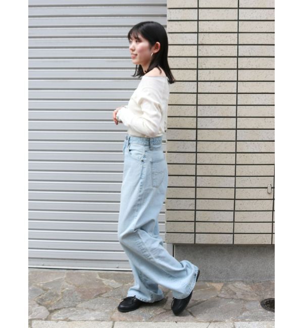 Ungrid「オフショルデザインロングスリーブTee」|Tシャツ・カットソー|