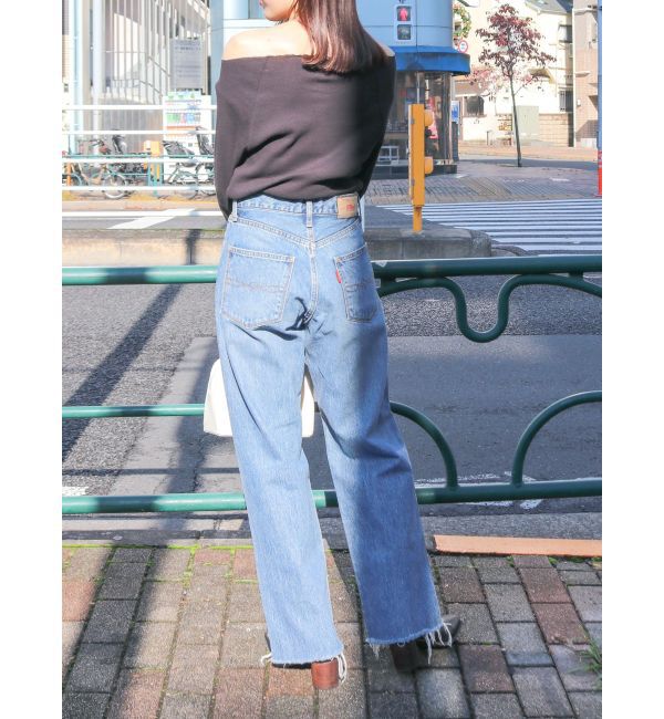 Ungrid「オフショルデザインロングスリーブTee」|Tシャツ・カットソー|