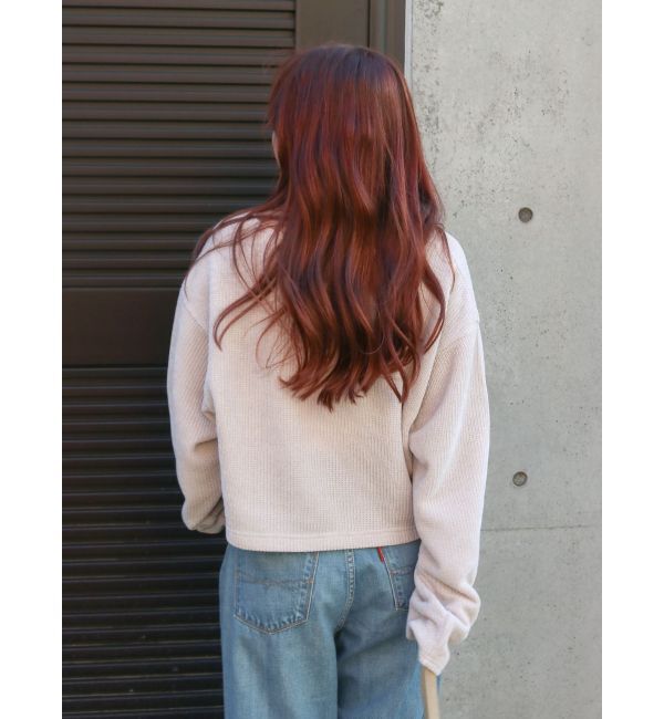 Ungrid「モールダブルフェイスロングスリーブTee」|Tシャツ・カットソー|