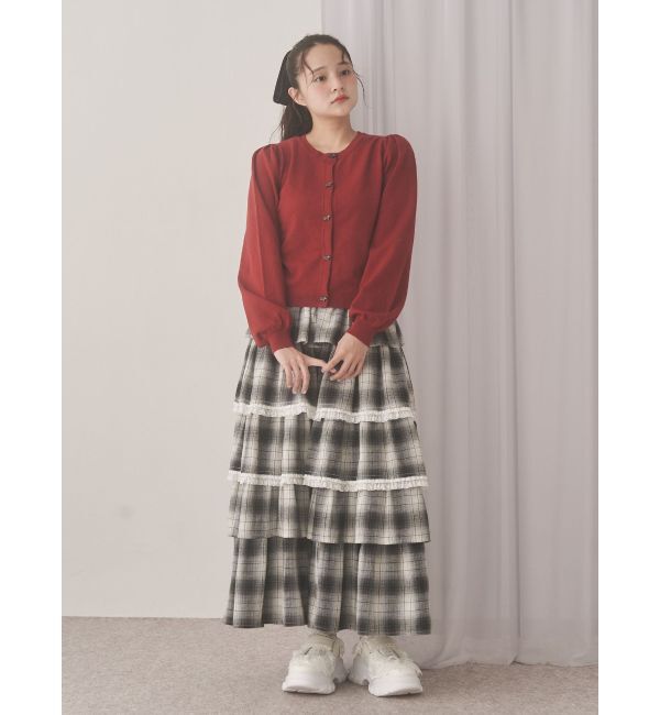 merry jenny「terrier button knit cardigan」|カーディガン|