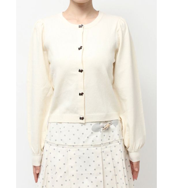 merry jenny「terrier button knit cardigan」|カーディガン|