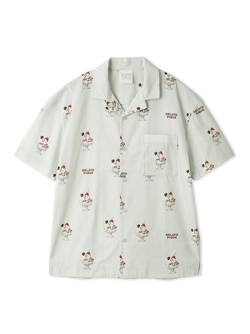 gelato pique「【UNISEX】 【接触冷感】HIGH CALORIE柄シャツ」|ルームウェア|MNT