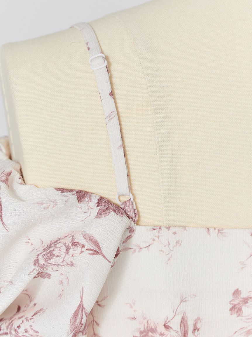 SNIDEL「【WEB限定/ROSE Collection】ROSEプリントワンピース」|ワンピース|