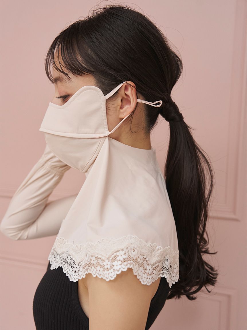 SNIDEL「【UVカット】レースベールマスク」|その他|
