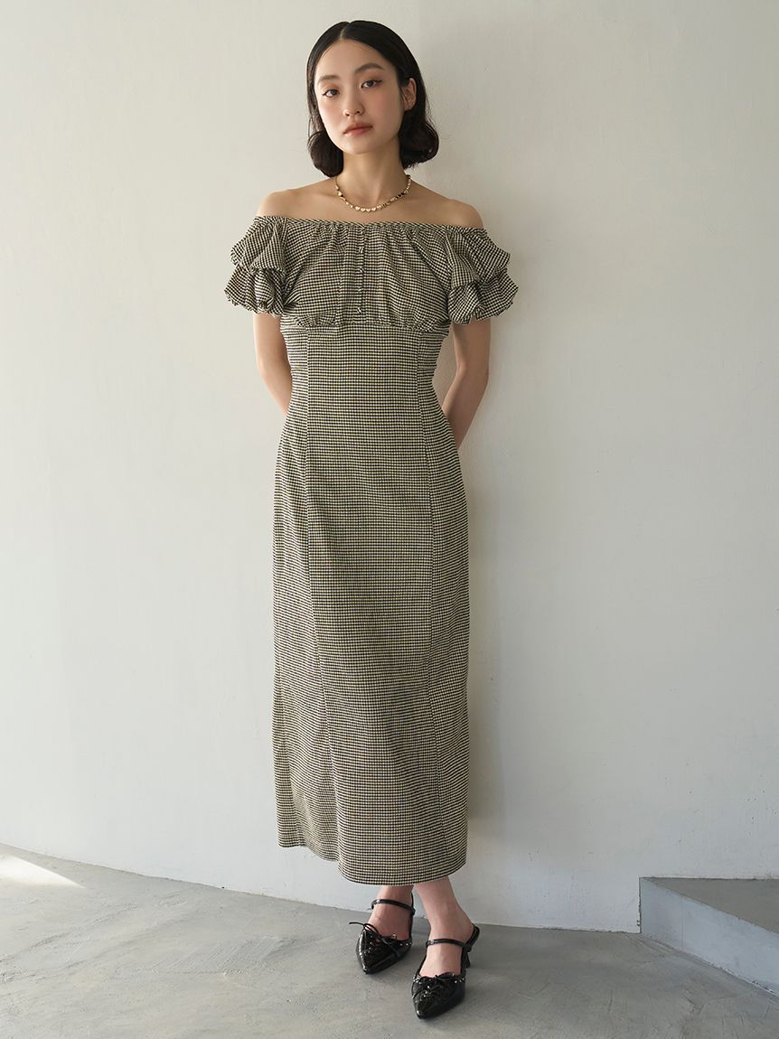 LILY BROWN「【新色追加】2wayダブルスリーブカットワンピース」|ワンピース|