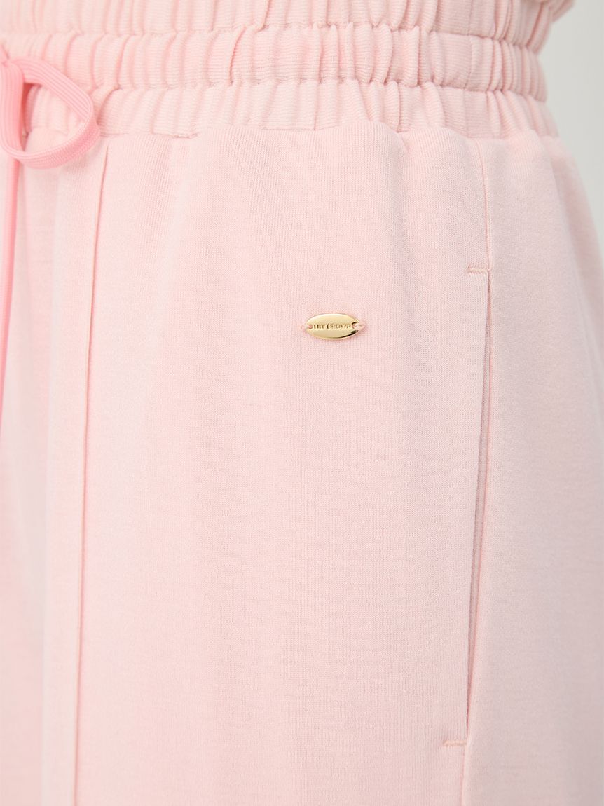 LILY BROWN「【LUMISHADE】カットロングパンツ」|チノ|