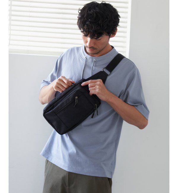 ikka「メランジスクエアボディバッグ」|その他|