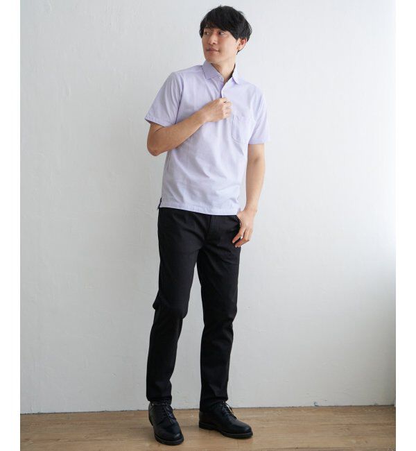IKKA LOUNGE「アーバンドライカッタウェイポロシャツ」|Tシャツ・カットソー|