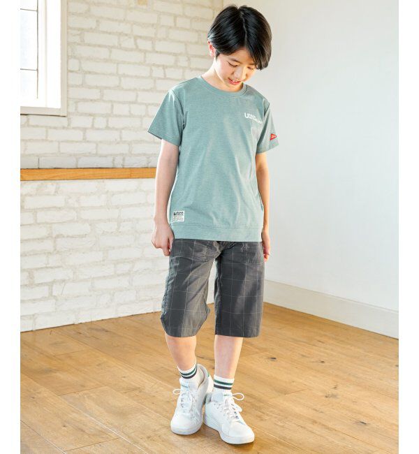 ikka kids「URBAN NATURE LIFE アーバンネイチャーライフ ドライCOOLバックプリントTシャツ（120~160cm）」|Tシャツ・カットソー|