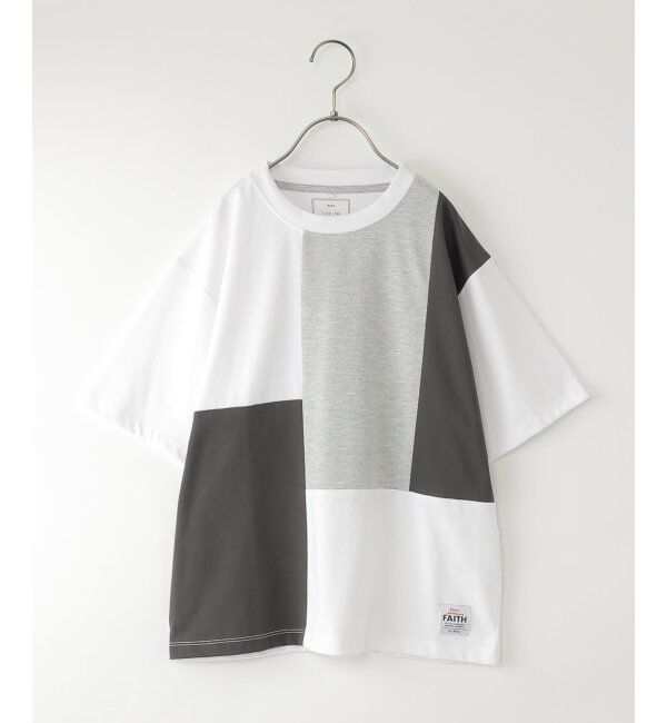 ikka kids「【親子コーデ】冷感ブロックスTシャツ（120~160cm）」|Tシャツ・カットソー|ホワイト