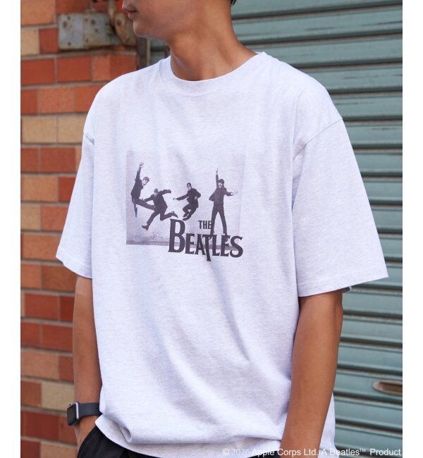 VENCE share style「THE BEATLES ザ ビートルズ tour print Tシャツ」|Tシャツ・カットソー|ライトグレー