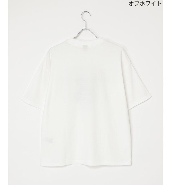 VENCE share style「梨地 ミッキーマウス＆ミニーマウス プリントTシャツ」|Tシャツ・カットソー|