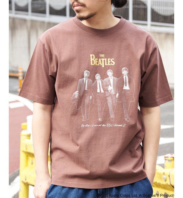 VENCE share style「THE BEATLES ザ ビートルズ レコードプリントTシャツ」|Tシャツ・カットソー|