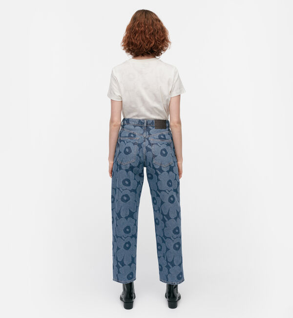 Marimekko「Maridenim Barrel Unikko ジーンズ」|チノ|