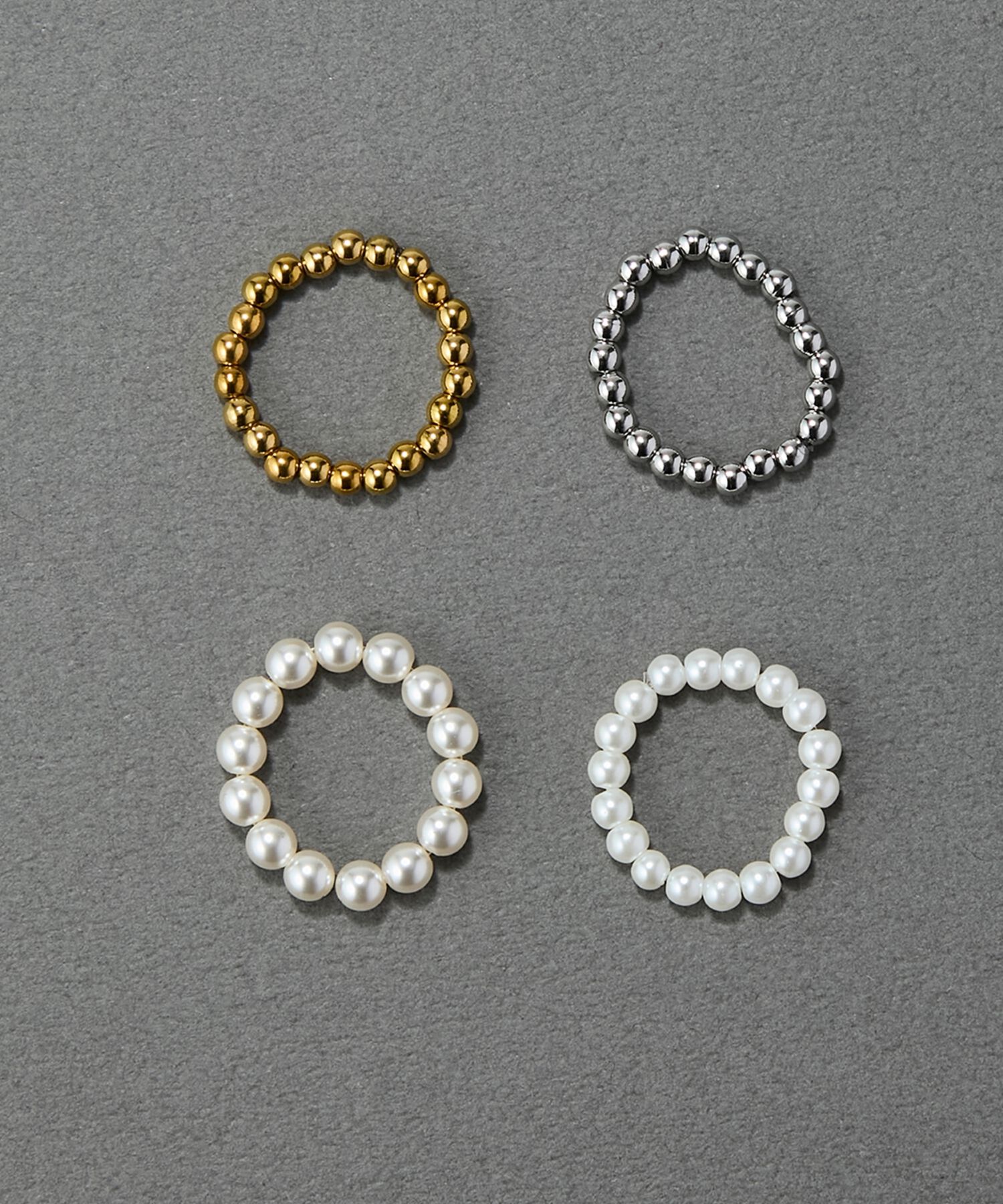 Phoebe「【伸びるリング・金属アレルギー対応】バブルフィットリング　ゴールド」|リング|