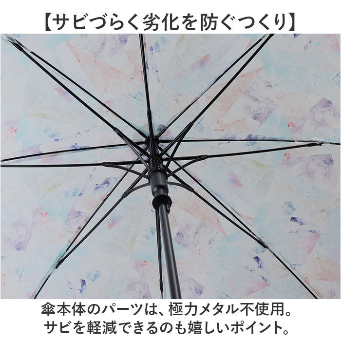 KiU「傘 レディース 大きめ 通販 プラスチックアンブレラ ビニール傘 長傘 雨傘 レディース傘 かさ」|傘|