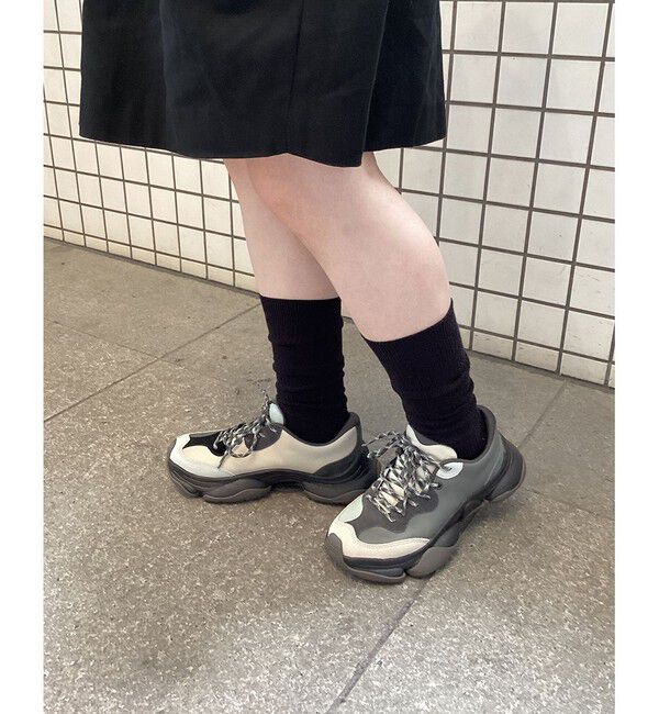 CAMPER「[カンペール] TWINS / レザースニーカー」|スニーカー|グレー