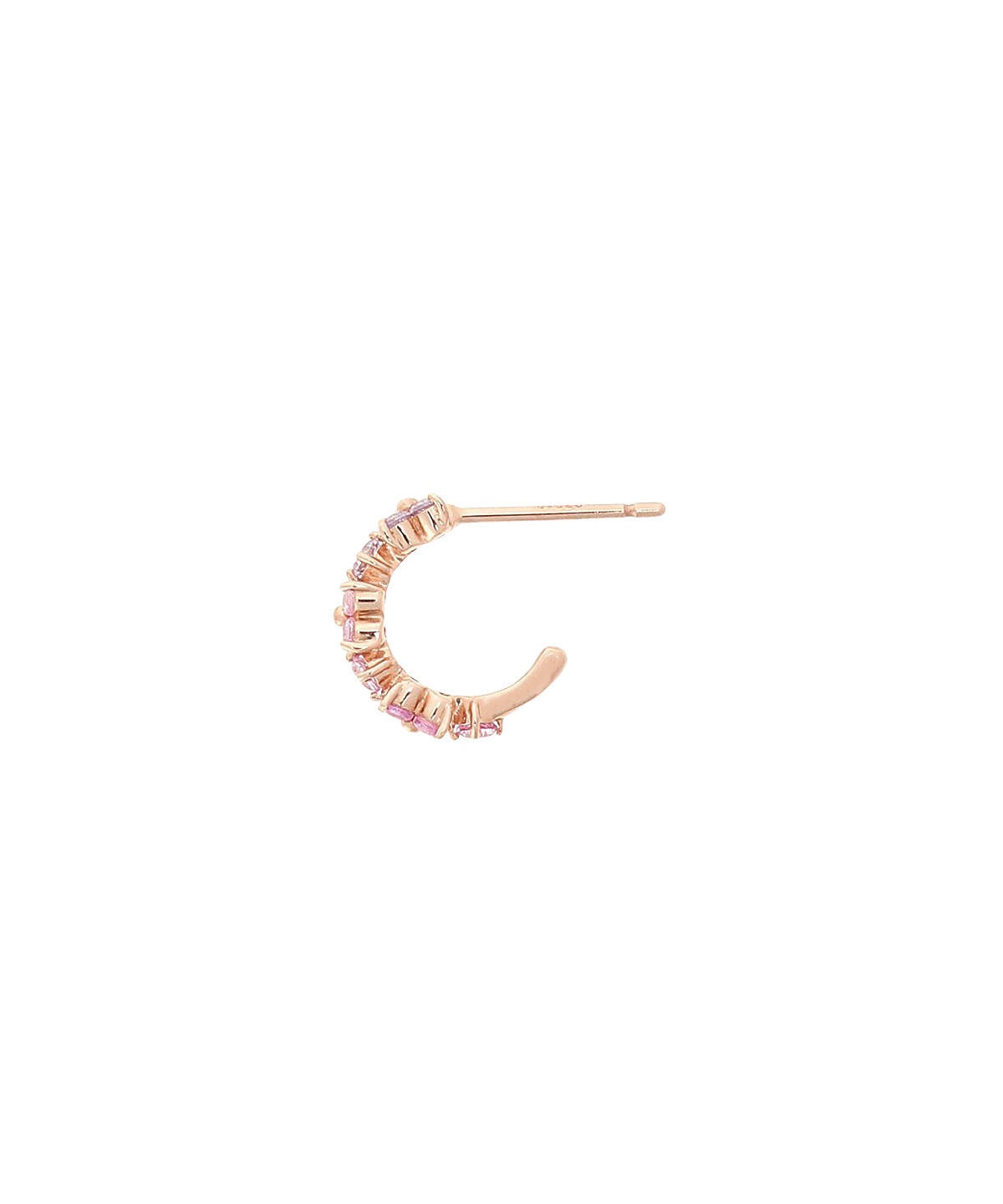 Samantha Tiara「フラワーモチーフバンド　グラデーション ピアス(ピンク)」|ピアス|