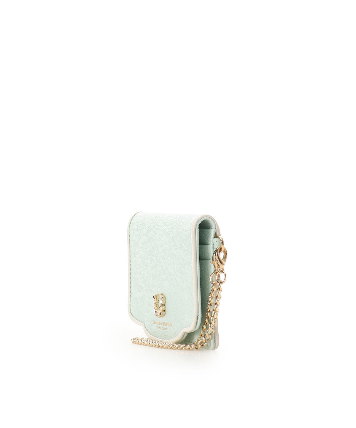 Samantha Thavasa Petit Choice「フープラインビジュー パスケース」|定期入れ|