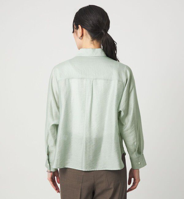 UNITED ARROWS green label relaxing「エアリー シアー ロングスリーブ シャツ ウォッシャブル 接触冷感」|シャツ・ブラウス|