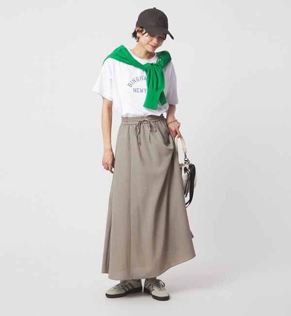 UNITED ARROWS green label relaxing「【結論シリーズ】ドライクロス フレアスカート マシンウォッシャブル  通気性」|フレア|