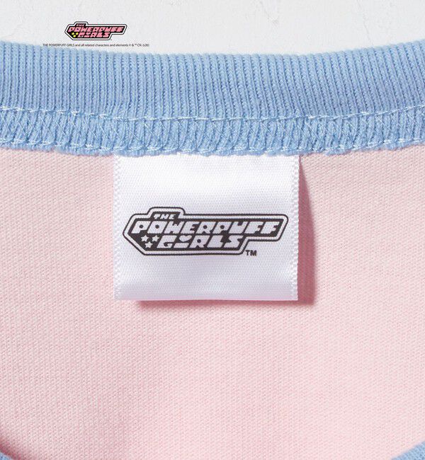 UNITED ARROWS green label relaxing「【別注】＜The Powerpuff Girls＞ リンガー Tシャツ / キッズ 140cmー150cm」|Tシャツ・カットソー|