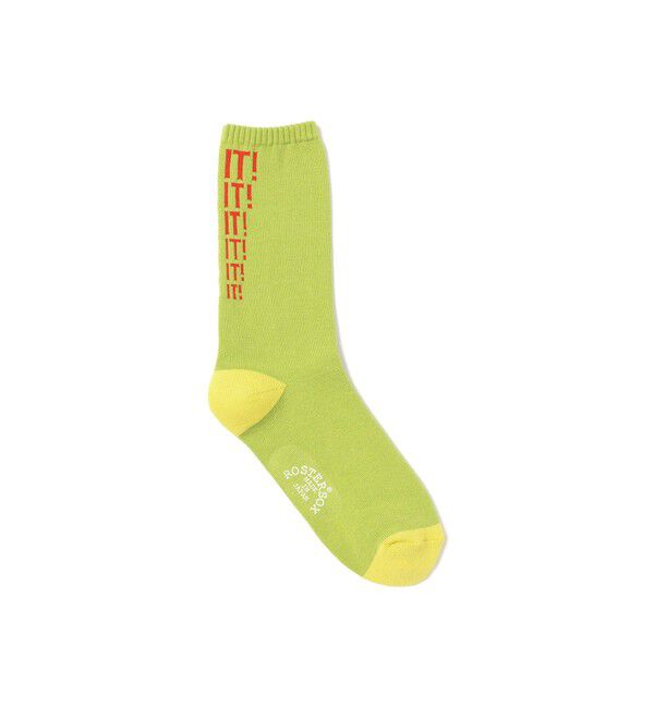 BEAMSBOY「【別注】ROSTER SOX / WE CAN DO IT SOX」|ソックス|GREEN