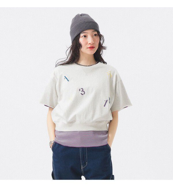 BEAMSBOY「ランダム ナンバリング ショートスリーブ」|Tシャツ・カットソー|