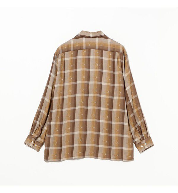 BEAMS PLUS「Open Collar Sashiko Ombre」|シャツ・ブラウス|