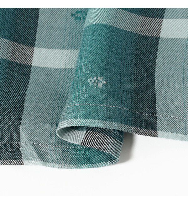 BEAMS PLUS「Open Collar Sashiko Ombre」|シャツ・ブラウス|