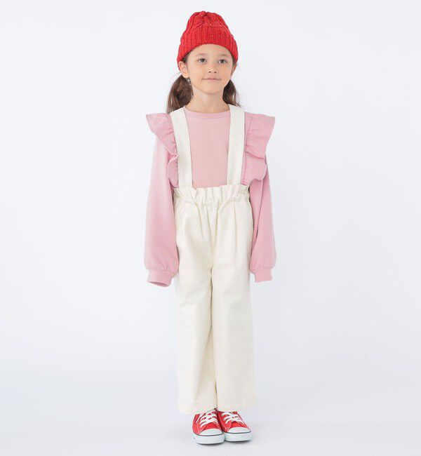 SHIPS KIDS「SHIPS KIDS:100～130cm / コーデュロイ ストラップ ワイド パンツ」|その他|