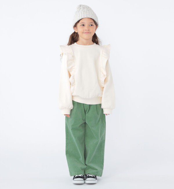 SHIPS KIDS「SHIPS KIDS:100～130cm / コーデュロイ ストラップ ワイド パンツ」|その他|