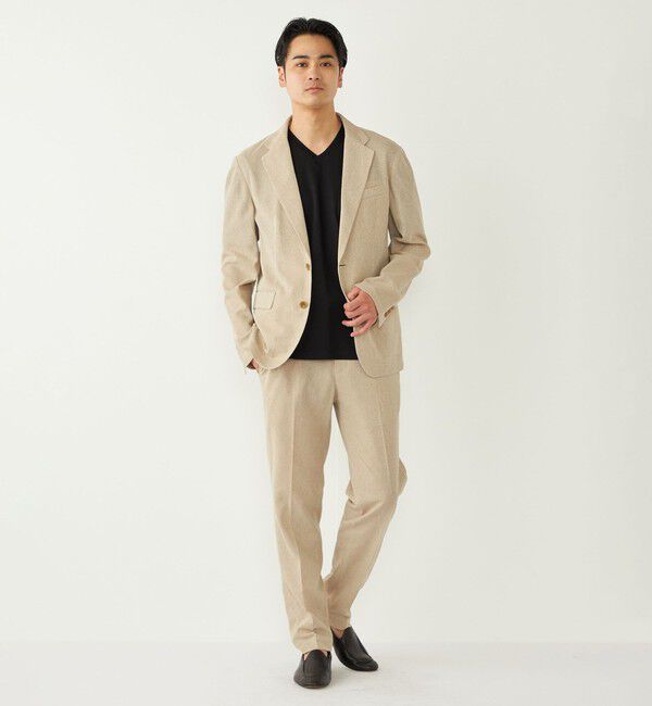 SHIPS Colors 「SHIPS Colors:〈抗菌防臭・接触冷感・UVカット〉シルケット コットン Vネック T◇」|Tシャツ・カットソー|