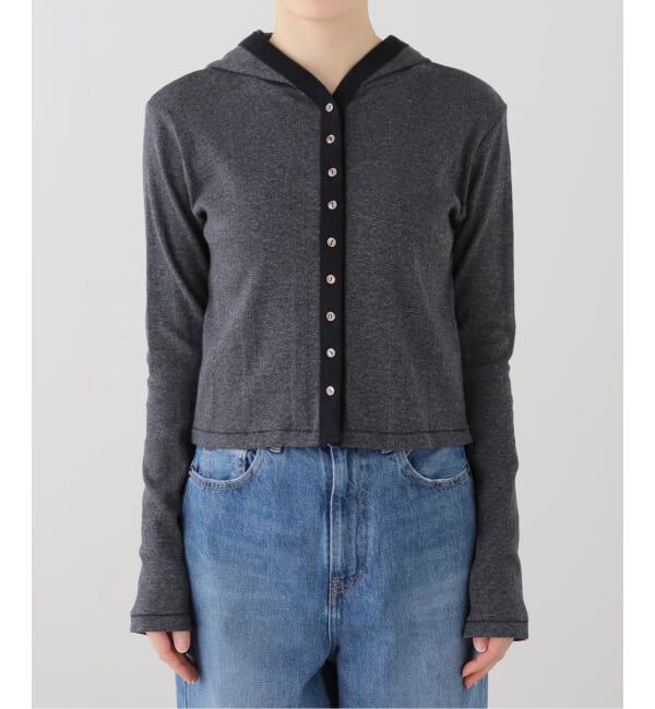 OUTDOOR PRODUCTS Usual Things「miller Prib Hoodie cardigan」|Tシャツ・カットソー|グレー