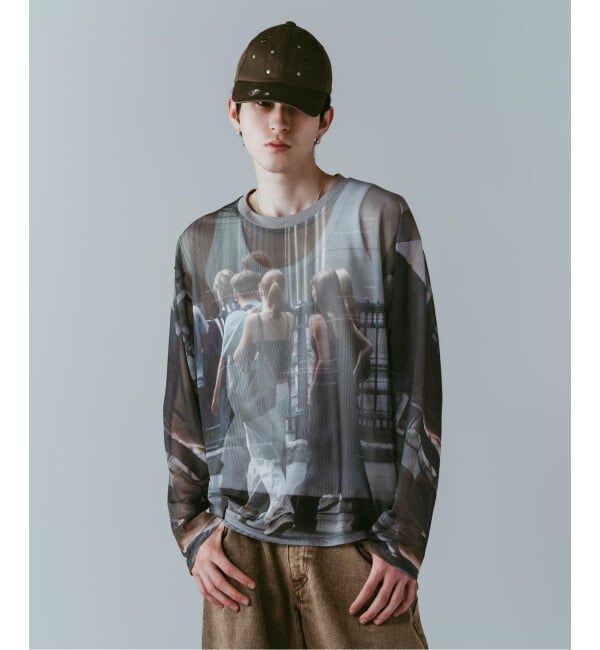 JOINT WORKS「Knuth Marf / クヌースマーフ school sheer long-sleeve tee」|Tシャツ・カットソー|