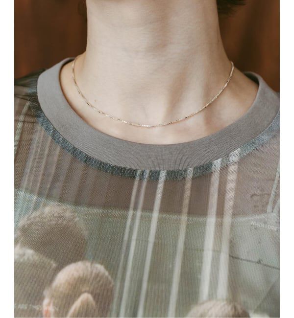 JOINT WORKS「Knuth Marf / クヌースマーフ school sheer long-sleeve tee」|Tシャツ・カットソー|